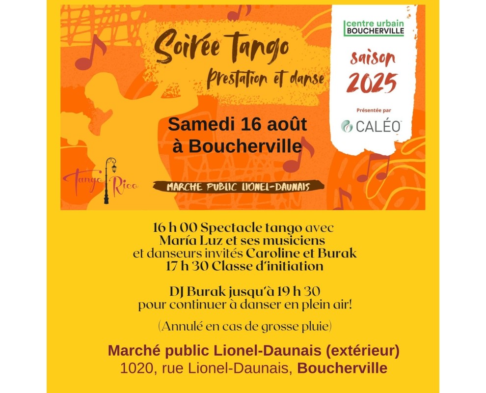 Soirée tango avec María Luz et ses musiciens - Caroline et Burak en démo - Événement gratuit